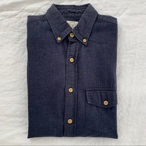 J. Crew Cotton Work-Shirt in Navy - XS